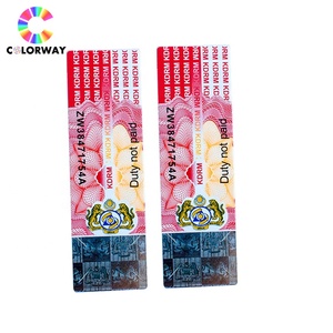 Nhãn dán nhãn phiếu giảm giá vé nhà sản xuất, chống giả antifake ba chiều <span class=keywords><strong>Scratch</strong></span> cạo mã an ninh thẻ giấy in ấn nhà máy - Product Image 1