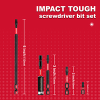 Entrepôt américain Stock 21 pièces/ensemble porte-embouts de tournevis magnétique T7-T40 Torx à impact antirouille S2 acier industriel ODM
