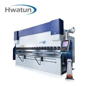 عالية الدقة 4+1 المحور 130t/4100 الكهروهيدروليكية CNC اضغط الفرامل آلة للوحة المعادن الطي / الانحناء