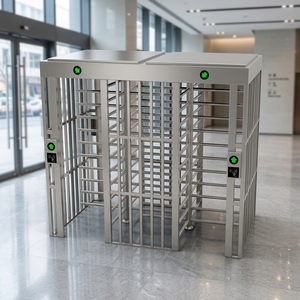 Full Height Turnstile <strong>Security</strong> Gate With Face Recognition Fingerprint RFID <strong>Access</strong> Control Stainless Steel Pedestrian <strong>Solution</strong> - Product Image 4