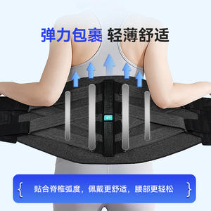 เข็มขัดพยุงหลังแบบคู่ รองรับกระดูกสันหลังส่วนเอว ช่วยเพิ่มความมั่นคงสำหรับการนั่งและยืนเป็นเวลานาน - Product Image 2