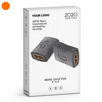 Adaptateur HDMI femelle vers Hdmi 24k, 10.2Gbps, Full HD 1080P, prix d'usine, en plaqué or, connecteur HDMI, Hdtv, convertisseur