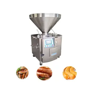 Automatic Commercial Electric Vacuum Sausage Stuffer Linker Sausage Tying Machine Meat Quantitative Filling Machine