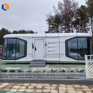 Cabine de capsule spatiale préfabriquée à vue panoramique pour les stations de <span class=keywords><strong>camping</strong></span> et de glamping panoramiques - Product Image 1