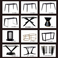 Support de Table en acier inoxydable, Design européen moderne, pieds de Table en métal doré