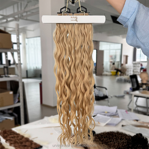Extensions de cheveux humains V U K Tip, vierges russes, cuticules alignées, non traitées, longues et lisses - Product Image 6