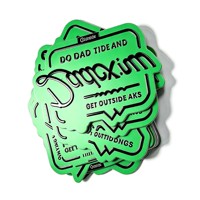Autocollants découpés sur mesure en forme irrégulière UV - Autocollants en vinyle imperméables pour le camping, le skateboard, les bagages et l'emballage cadeau