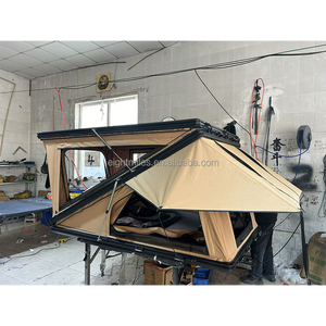 2025 nouveau EM léger Camping côté ouvert Z forme toit tente bas prix aluminium Triangle toit tente - Product Image 2