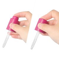 13/415 18/410 20/410 plastique aluminium presse bouton poussoir compte-gouttes pousser sur verre pipette compte-gouttes
