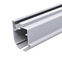 Rails de rideaux en aluminium durables pour stores romains de bureau, accessoires de rideaux en aluminium, vente en gros rapide et personnalisée
