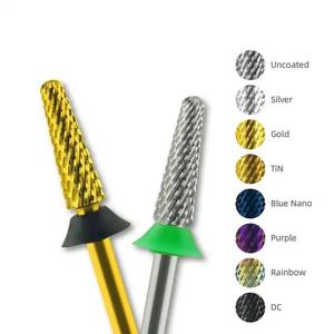 ดอกสว่านตะไบเล็บทรงกรวยเดี่ยวขนาด4.0มม. ดอกสว่านทรงกรวย2ทางสำหรับเจาะเล็บแบบยาวเครื่องมือสำคัญ - Product Image 1