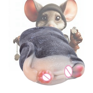 GEEBA Nuevo Masturbador Masculino con Forma de Animal, Estimulador de Glande, Retrasa el Clímax, Vagina Realista de Silicona Suave - Product Image 1