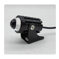 Phares de moto à LED avec lentille, feux de conduite, mini lampe de travail, phare antibrouillard, ampoule pour voiture, camion, SUV, ATV