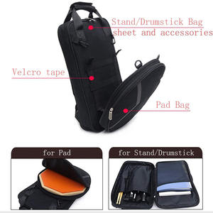 Échantillon gratuit de sacs de caisse claire compacts robustes du fabricant arc-en-ciel GB17-SD/B ensemble de sacs de protection à main pour batterie - Product Image 6