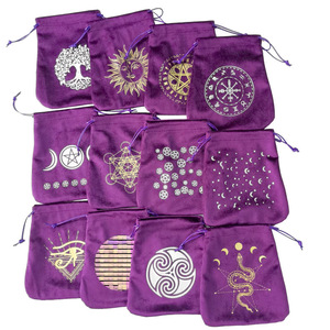 Nueva <span class=keywords><strong>Bolsa</strong></span> de Almacenamiento de Terciopelo para Cartas de Tarot y Oráculos, <span class=keywords><strong>Bolsa</strong></span> para Joyas y Cristales, <span class=keywords><strong>Bolsa</strong></span> de Regalo con Cordón para Dados - Product Image 1
