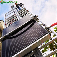 10 mètres échelles pliantes cargaison pour la construction kit de panneau solaire électronique pliable plate-forme électrique ascenseur échelle ascenseur