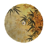 Parasol décoratif traditionnel en bambou peint, écologique, de la marque Guansen, pour la décoration de la maison