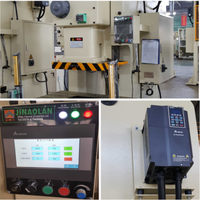 Machine de fabrication de charnière Ligne de production d'estampage automatique de charnière de porte Presse pneumatique de 60 tonnes avec matrice progressive