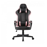 Chaise de jeu moderne en cuir PU personnalisée, accoudoirs réglables, soutien lombaire, dossier haut inclinable, chaise pivotante pour joueur d'ordinateur