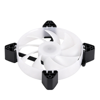 Ventilateur de boîtier PC coloré au design le plus récent, ventilateur LED RGB 120 mm, refroidisseur liquide, ventilateur de refroidissement du processeur du boîtier PC