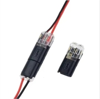 2 broches connecteur de fil enfichable épissure rapide câble électrique bornes à sertir pour fils câblage 22-18AWG LED connecteurs de voiture