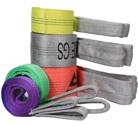 Chenli toptan özel düz dokuma sapan 5:1 3t 1m polyester kargo bağlama kemer