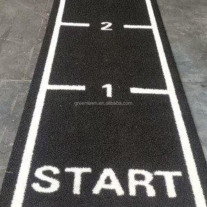 Tapis d'exercice en <span class=keywords><strong>gazon</strong></span> <span class=keywords><strong>artificiel</strong></span> 1,5 m x 0,9 m pour salle de sport à domicile, <span class=keywords><strong>gazon</strong></span> synthétique doux et confortable pour exercices au sol, poussée de traîneau, étirements - Product Image 1