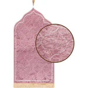 חדש משלוח מהיר המוסלמית שטיח אישית שטיח תפילה מוסלמי נסיעות שטיח תפילה מוסלמי