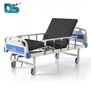 <span class=keywords><strong>Lit</strong></span> d'examen médical manuel réglable à 2 manivelles avec barre latérale relevable et trou pour pot, idéal pour les patients – Prix abordables - Product Image 3