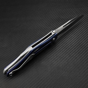 Cuchillo de bolsillo para caza al aire libre con hoja de 3.54 pulgadas 8Cr13Mov, cuchillo plegable EDC 8Cr13Mov para camping, cuchillo para camping al aire libre DIY OEM. - Product Image 3