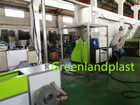 Machine de granulation de plastique Greenladnplast PP PE LDPE HDPE, machine de découpe à anneau d'eau pour granulés de plastique recyclé