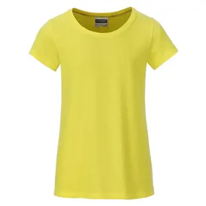 Camiseta básica orgánica para niñas, merchandising sostenible - Product Image 1
