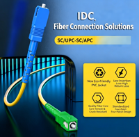 Kabel Patch Fiber Single Mode 1M SC/UPC-SC/APC 9/125 Kelas Siaran Inti Tunggal Panjang Dapat Disesuaikan