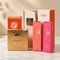 Boîte en papier cosmétique personnalisée, emballage de beauté pour maquillage, crèmes, emballage de luxe en carton, boîtes pour soins de la peau