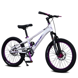 Vélo vtt pour étudiants Vélo à pédale violet à une vitesse Vélo ordinaire pour enfants du fabricant avec frein à disque Fourche en acier - Product Image 3