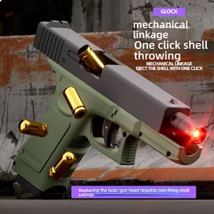 Simulazione Laser fuoco rapido proiettile morbido all'aperto gioco realistico guscio di espulsione pistole giocattolo per adulti ragazzi giocattolo elettronico - Product Image 3