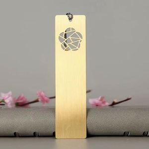 <b>Metal</b> <b>Bookmark</b> with Leather Tassel High-end Business Gift - Product Image 5