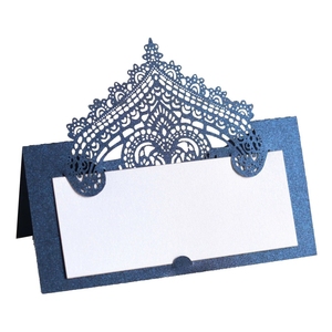 <span class=keywords><strong>Segnaposto</strong></span> in Pizzo Tagliato al Laser, Numeri <span class=keywords><strong>da</strong></span> Tavolo Neri Traforati per Matrimoni, <span class=keywords><strong>Segnaposto</strong></span> in Stile Europeo per Disposizione dei Posti a Sedere - Product Image 3