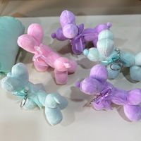 Porte-clés pendentif chien en peluche mignon et adorable pour sac