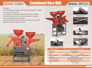 DAWN AGRO <strong>Home</strong> Use Combined <strong>Rice</strong> Mill <strong>Machine</strong> <strong>Rice</strong> Miller Milling Paddy <strong>Rice</strong> Husker Plant Manufacturer 220V Electric Motor . - Product Image 2