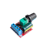 Mini 5A 90W PWM 12V DC Motor drehzahl regler Modul DC-DC 4.5 V-35V Einstellbarer Drehzahl regler Reglersc halter 24V