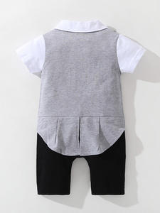 Оптовая продажа: Детский летний костюм-комбинезон для мальчиков, комплект для первого дня рождения (1 год) - Product Image 4