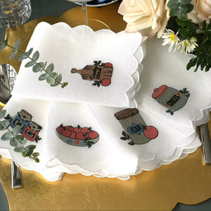 Servilleta de Lino 100% de Baker's Corner para Panadería y Restaurante |   Mantelería Reutilizable y Ecológica para Uso Comercial y Doméstico - Product Image 1