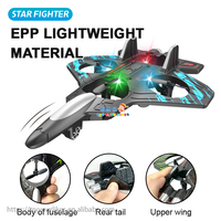 Avion télécommandé EPT 2.4Ghz en mousse, avec fonctions de vol circulaire à 360°, design super résistant aux chocs, lumières et maintien d'altitude