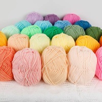 Fil à coudre en coton en gros de Chine, fil de coton au lait 5 brins, fournisseur de fil à crocheter et à tricoter à la main pour enfants