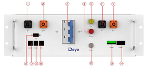 Гибридная система накопления энергии Deye GE-F60 «все в одном» 30 кВт/50 кВт, солнечный инвертор высокого напряжения, литиевая батарея для хранения энергии 60 кВт·ч - Product Image 2