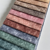 Tissu en velours brûlé de luxe résistant à l'eau imprimé sur mesure 100 % polyester pour canapé, mobilier de maison, textiles et rideaux pour filles
