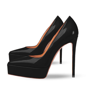 Zapatos de Tacón Alto Talla Grande 45 para Mujer, Zapatos de Punta Puntiaguda, Plataforma Ancha, Tacones de Aguja Sexys, Colores Personalizados, Sandalias de Vestir - Product Image 4
