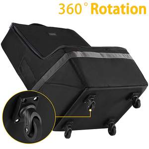 Sac de voyage pour siège de voiture personnalisé en usine avec roulettes, sac à dos rembourré pour siège de voiture, grand sac de voyage durable pour siège de voiture - Product Image 4