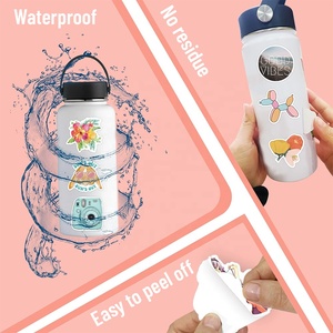 Crystalcode Kids Brand Custom Die Cut Clear Vinyl Sticker Nuevo diseño Hoja de beso impermeable para el cuidado de la piel y el uso de perfume - Product Image 3